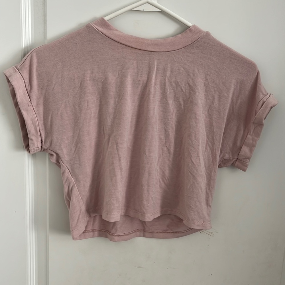 Light Pink Crop Top